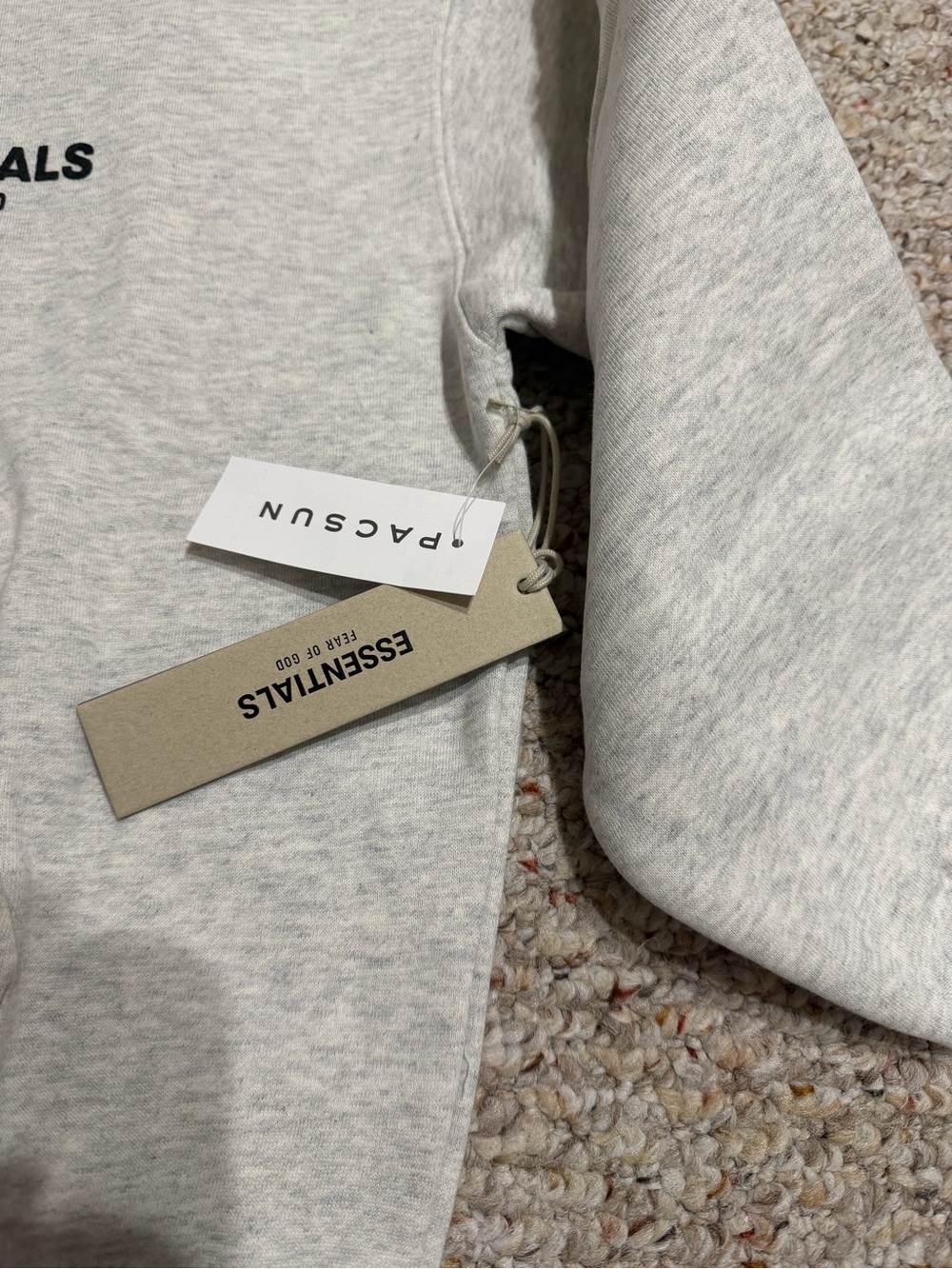 Essentials Gray Hoodie size XS - Picture 4 of 8